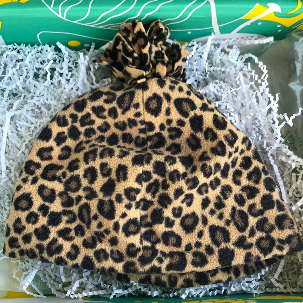 Leopard beanie